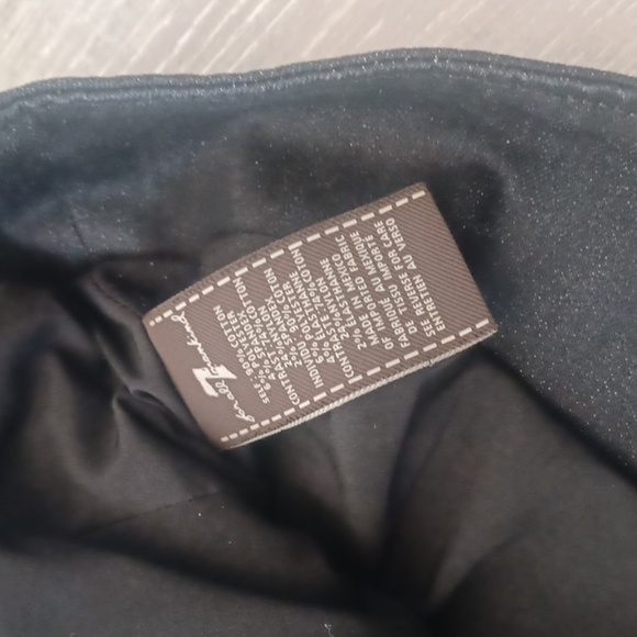 7 For All Mankind Moto Jacket Denim On Faux Leather Bikercore Office Siren - Picture 9 of 9